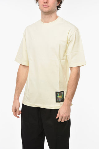 T-shirt Girocollo WKSP con Applicazione Logo
