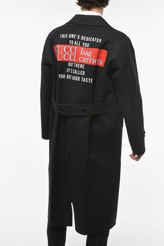 ARIA Heavy-cotton Trench with YOU GOT GOOD TASTE Print