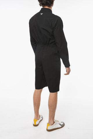 Jumpsuit in Cotone CHAMBRAY con Coulisse in Vita