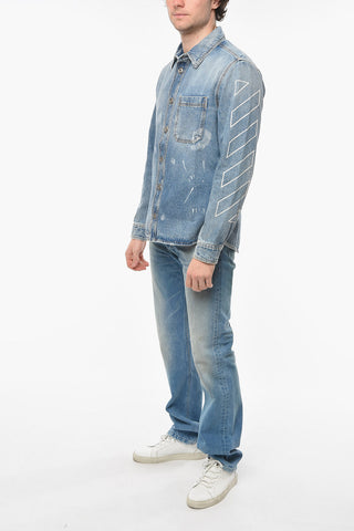 Denim DIAG OUTLINE Shirt