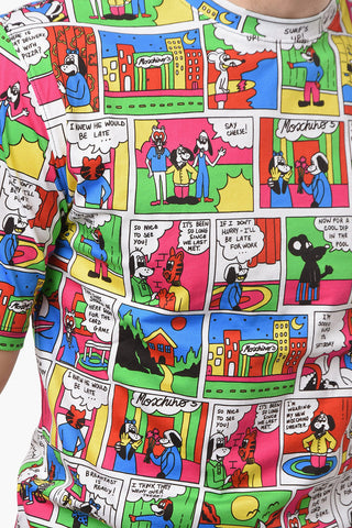 COUTURE ! T-shirt Girocollo con Motivo Moschino Comics