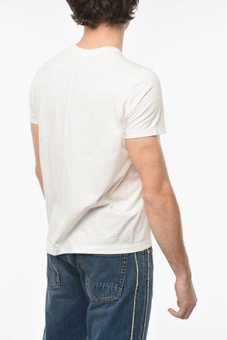 GETHESEMANE Crew-neck T-shirt with Visible Stitching