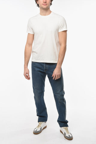 GETHESEMANE Crew-neck T-shirt with Visible Stitching
