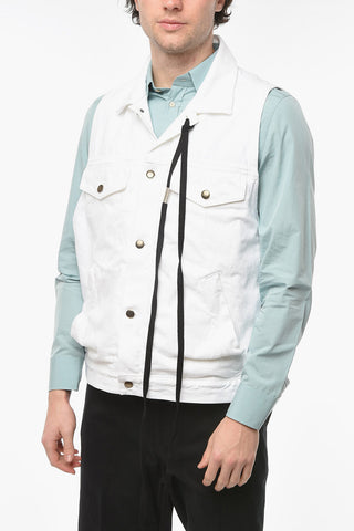 Gilet in Denim BENOIT con Doppio Taschino