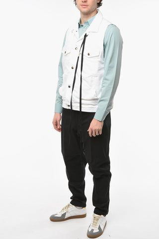 Gilet in Denim BENOIT con Doppio Taschino