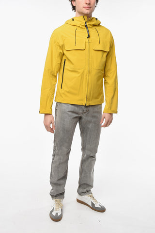 Hooded Windbreaker With Pockets
