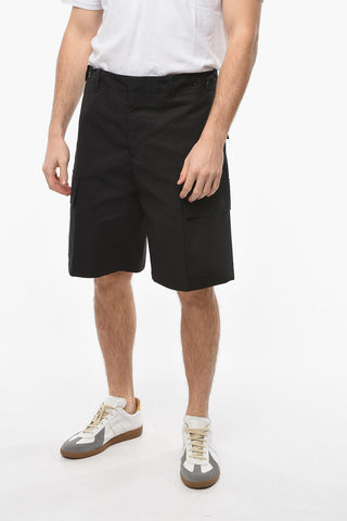 Shorts Cargo in Cotone con Martingala Posteriore