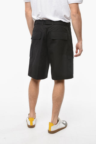 Shorts Cargo in Cotone con Martingala Posteriore