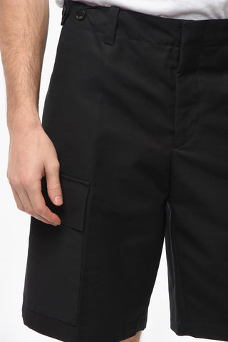 Shorts Cargo in Cotone con Martingala Posteriore