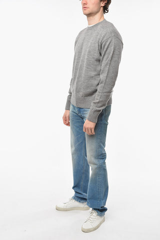 Crew Neck OFF-BASIC Wool Sweater