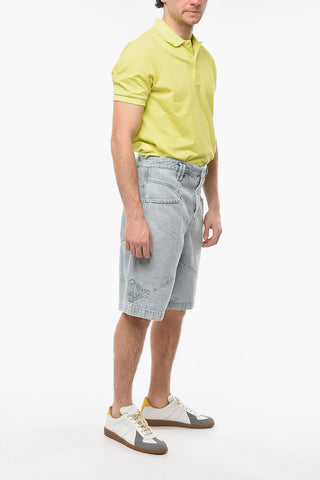 Light-washed Denim JONATA Cargo Shorts