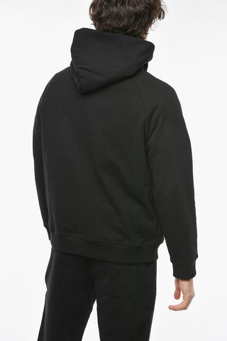 Felpa Hoodie Ricamata con Motivo Fendi Fragment