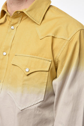 Tye-dye POPITTIH Shirt with Double Breast-pocket