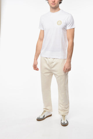 JEANS COUTURE T-shirt Girocollo con Cucitura Logo a Contrasto