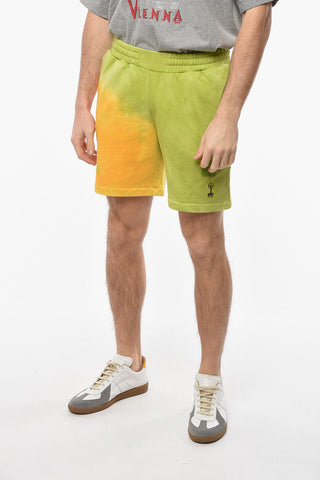 MCQ GROW UP N.9 Two-toned Shorts with Elasticated Waistband and Jet Pocket