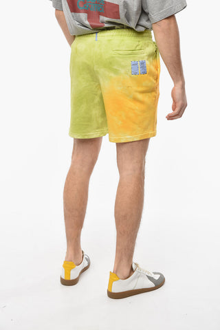 MCQ GROW UP N.9 Two-toned Shorts with Elasticated Waistband and Jet Pocket