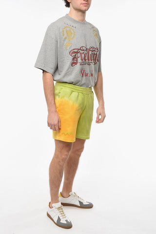 MCQ GROW UP N.9 Two-toned Shorts with Elasticated Waistband and Jet Pocket
