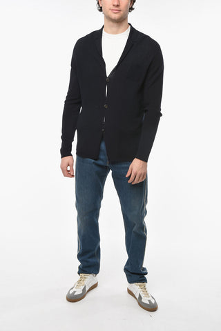 Cardigan in Cotone a Tinta Unita con Taschino