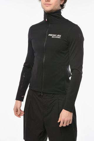 DAY-NAMIC Removable Nylon Vest Mock Neck Sweatshirt