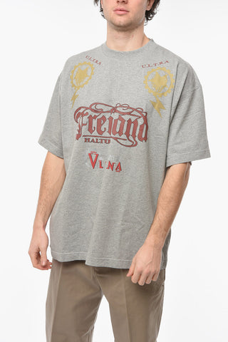 UNISEX Graphic-printed MAYBE MENTAL T-shirt with Embroidered Logo
