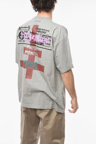 UNISEX Graphic-printed MAYBE MENTAL T-shirt with Embroidered Logo