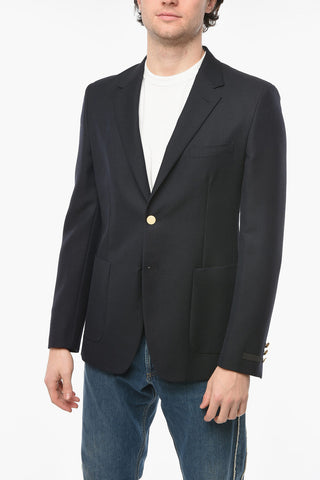 Blazer 2 Bottoni STUOIA KID in Misto Mohair