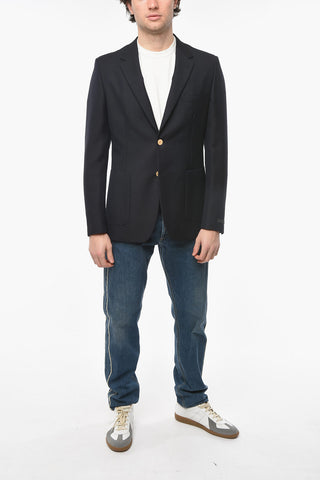 Blazer 2 Bottoni STUOIA KID in Misto Mohair