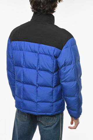 Zipped Pocket CROSS BLOCK Padded Jacket