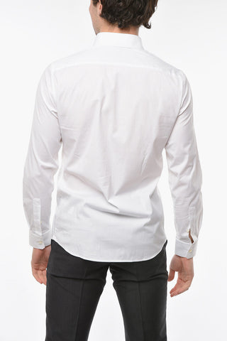 ZZEGNA Cotton-poplin GRAVITY Shirt with Classic Collar