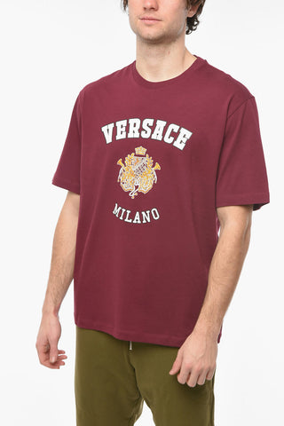 T-shirt College Fit con Maxi Logo Lettering