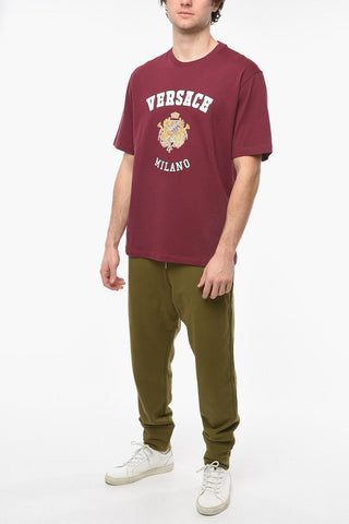 T-shirt College Fit con Maxi Logo Lettering