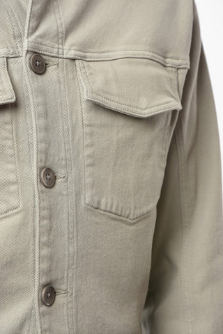 ZZEGNA Denim Jacket with Double Breaste-pocket