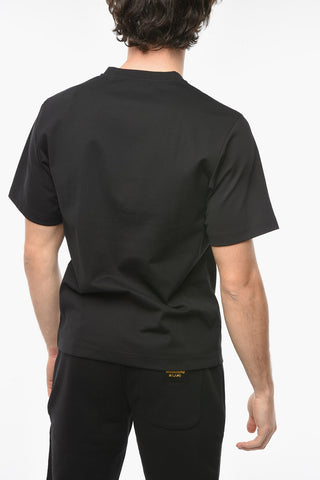 T-shirt Girocollo con Maxi Logo Multicolor