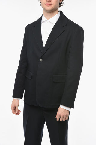 Blazer Sfoderato DRILL in Cotone Twill