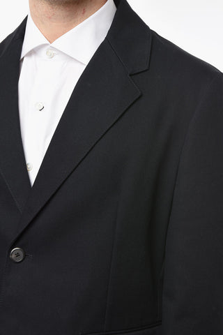 Blazer Sfoderato DRILL in Cotone Twill