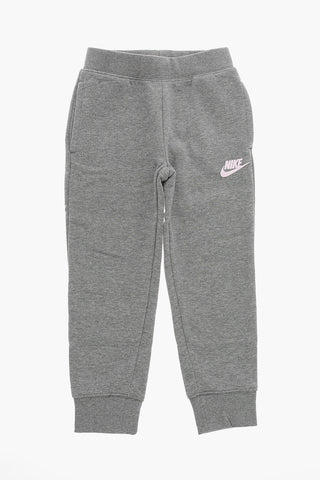 Joggers aus angerauter Baumwolle mit elastischem Bund