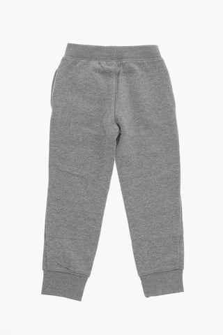 Joggers aus angerauter Baumwolle mit elastischem Bund
