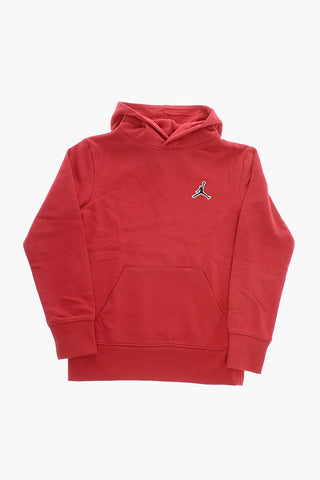 AIR JORDAN Maxi Patch Pocket Solid Color Hoodie