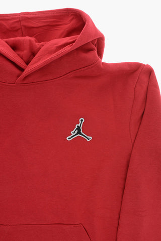 AIR JORDAN Maxi Patch Pocket Solid Color Hoodie