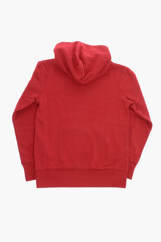 AIR JORDAN Maxi Patch Pocket Solid Color Hoodie