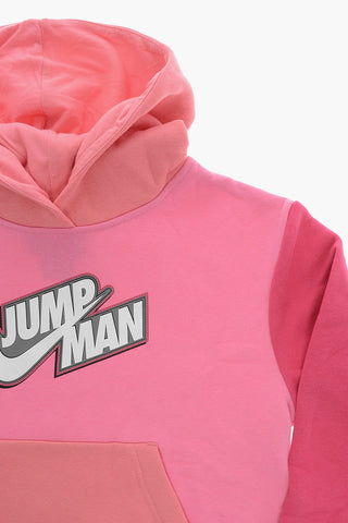 AIR JORDAN Felpa JUMPMAN in Cotone Felpato con Cappuccio