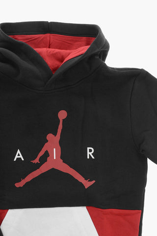 AIR JORDAN Fleced Cotton Two-Tone Sweatshirt