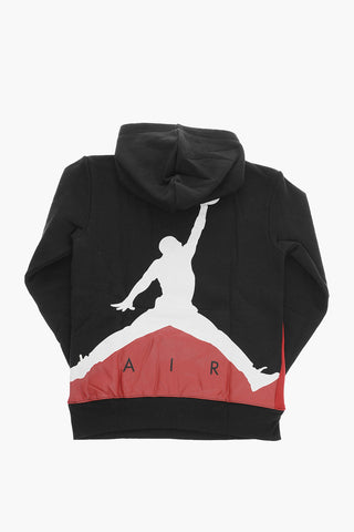 AIR JORDAN Fleced Cotton Two-Tone Sweatshirt