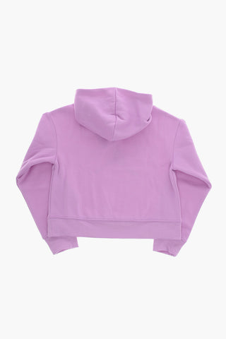 AIR JORDAN Logo Printed Solid Color Hoodie