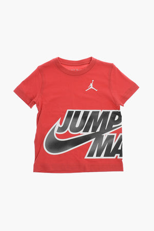 AIR JORDAN Rundhals-T-Shirt mit Acid-Wash-Effektprint