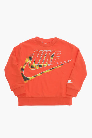 Rundhals-Sweatshirt mit großem Logo-Print auf der Vorderseite