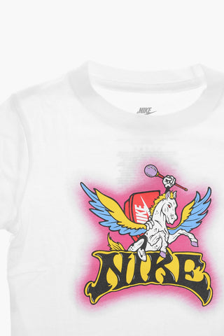 T-Shirt mit Rundhalsausschnitt und Frontdruck