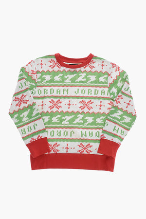 AIR JORDAN Rundhals-Sweatshirt JUMPMAN HOLIDAY aus Baumwollfleece