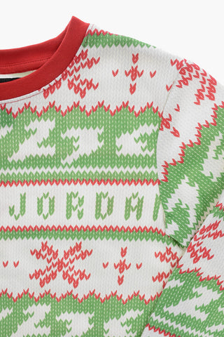 AIR JORDAN Crewneck Sweatshirt JUMPMAN HOLIDAY in Cotton Fleece