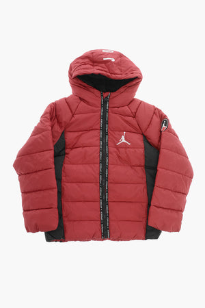 AIR JORDAN Two-Tone Padded Jacket with Logoed Band